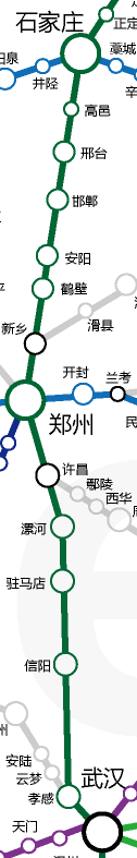石武高铁线路图